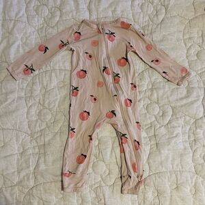 Kyte Baby PEACH *LIMITED* Pattern Bamboo Kids Footie